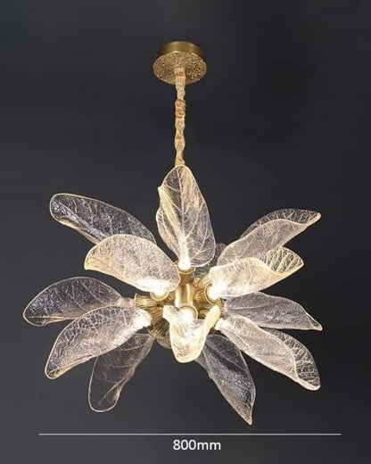 Modern Leaf Chandelier for Dining Room-12 L