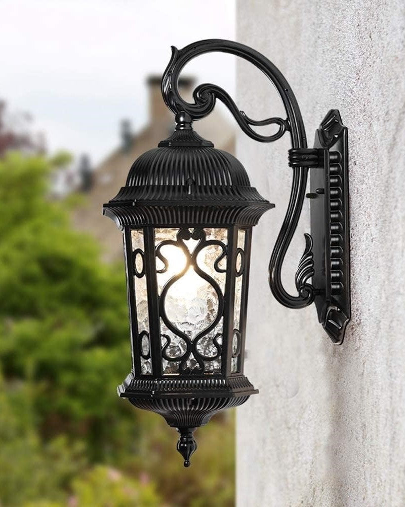 European Victorian Outdoor Waterproof Wall Lamp