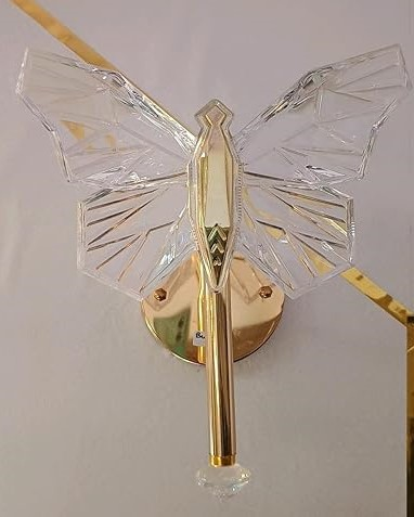 Crystal Butterfly Wall Sconce