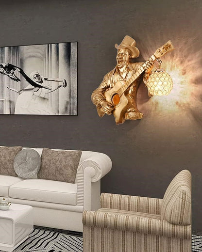 guitarman fancylight decorantion Wall light