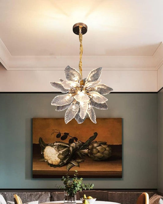 Modern Leaf Chandelier for Dining Room-16 L