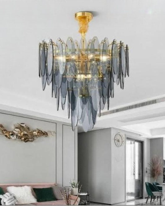 Luxury Glass Ceiling Chandelier - 600mm