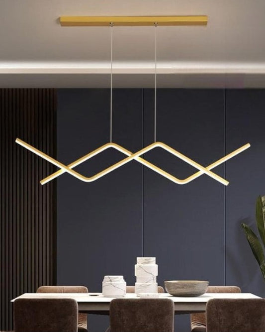 Criss Cross Chandelier Light